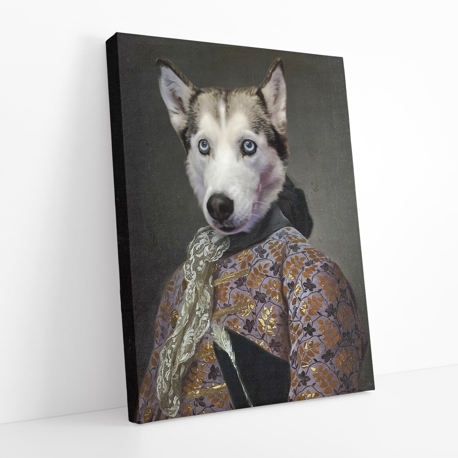 Dog Royal Master Portrait Canvas