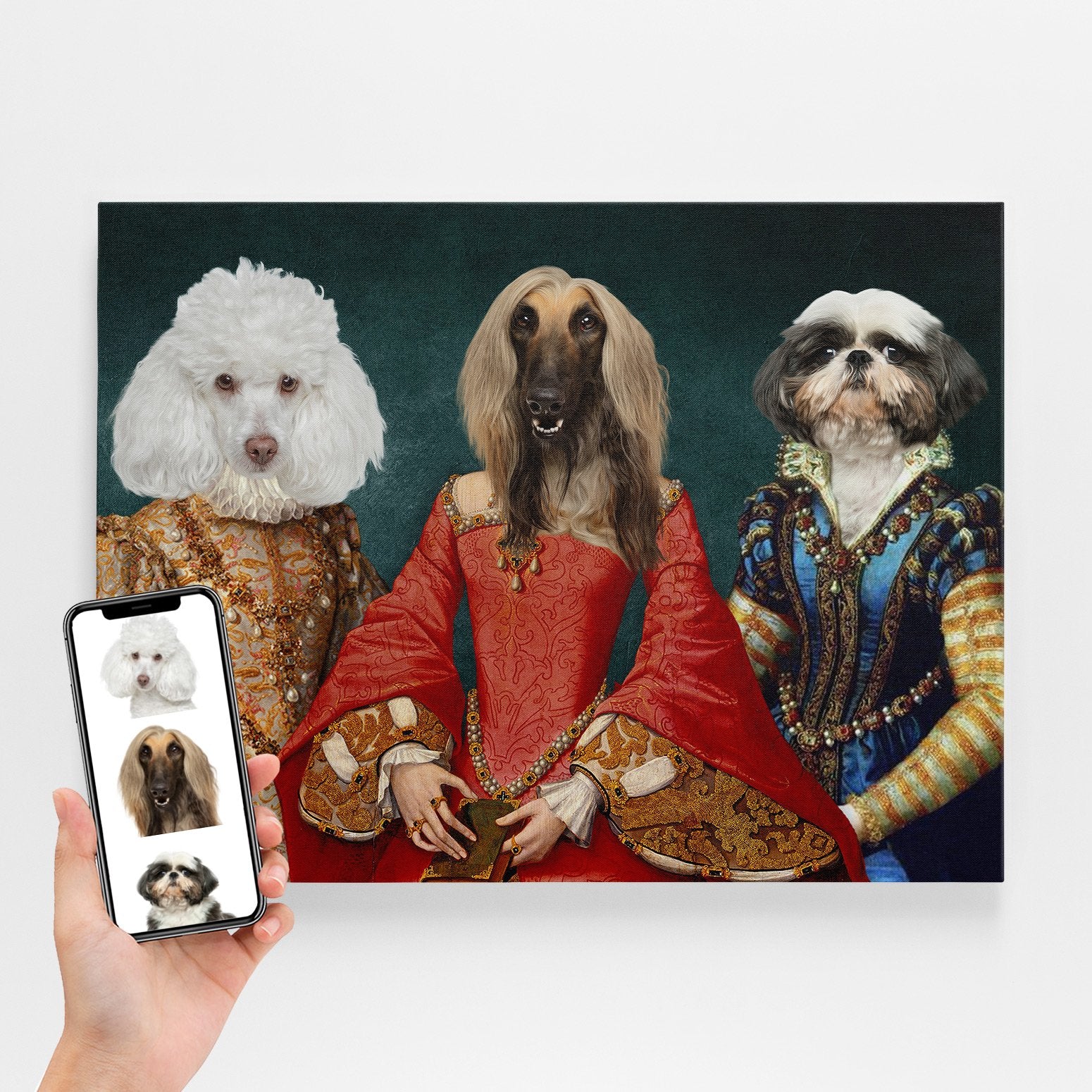 Shakespearean Dog Portrait Canvas