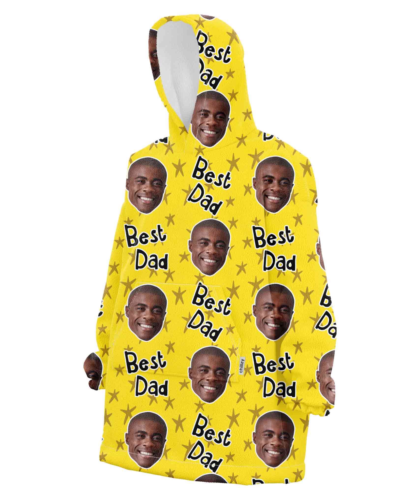 Best Dad Custom Hoodie Blanket