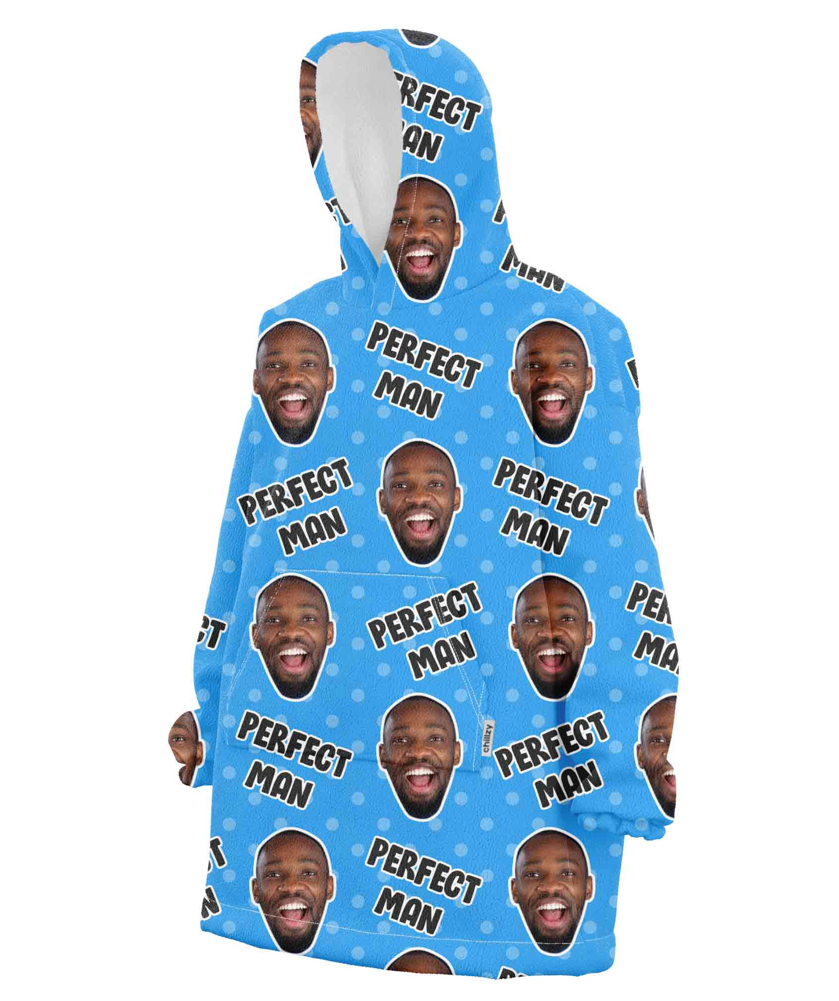 Perfect Man Custom Hoodie Blanket