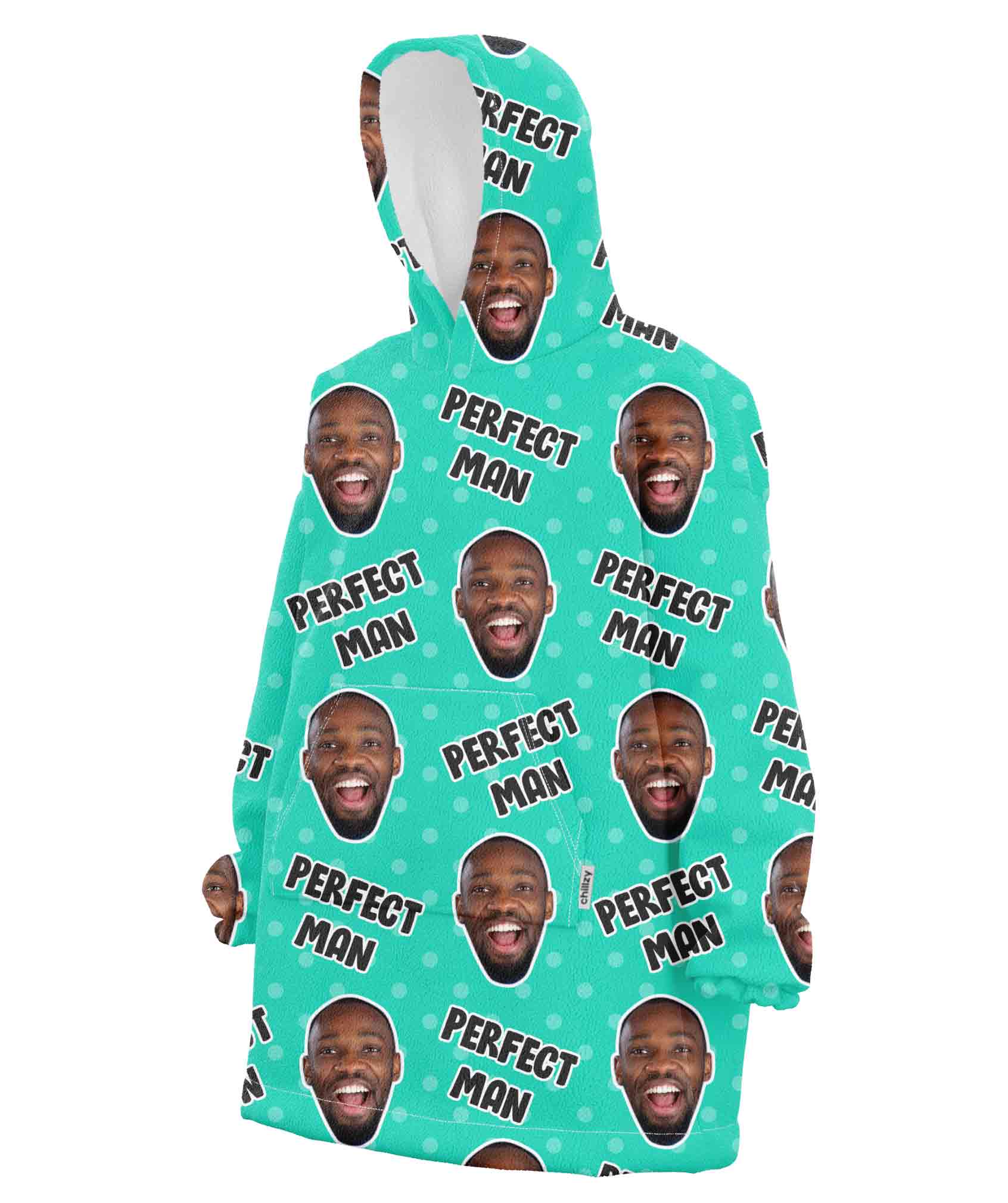 Perfect Man Custom Hoodie Blanket