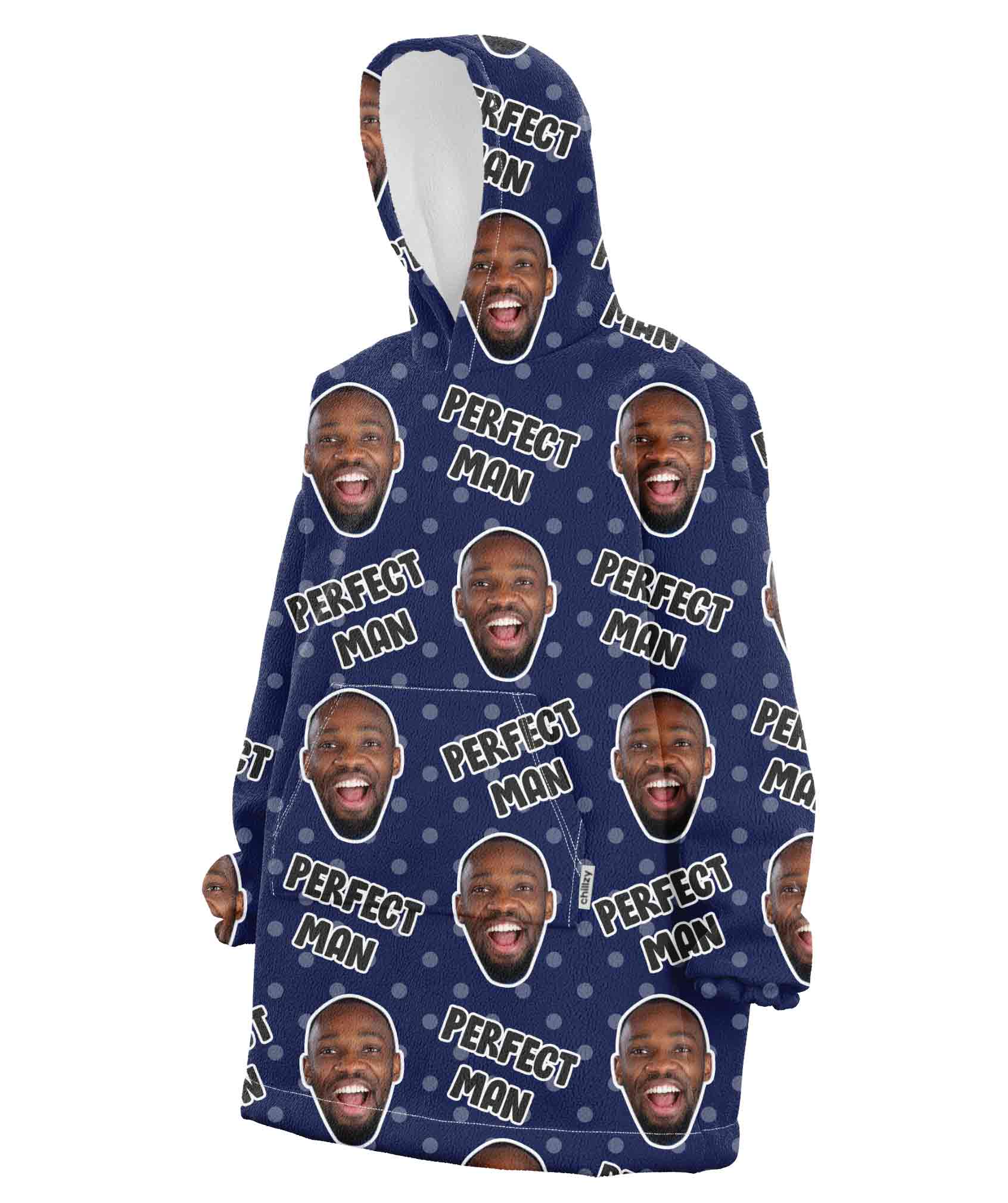 Perfect Man Custom Hoodie Blanket