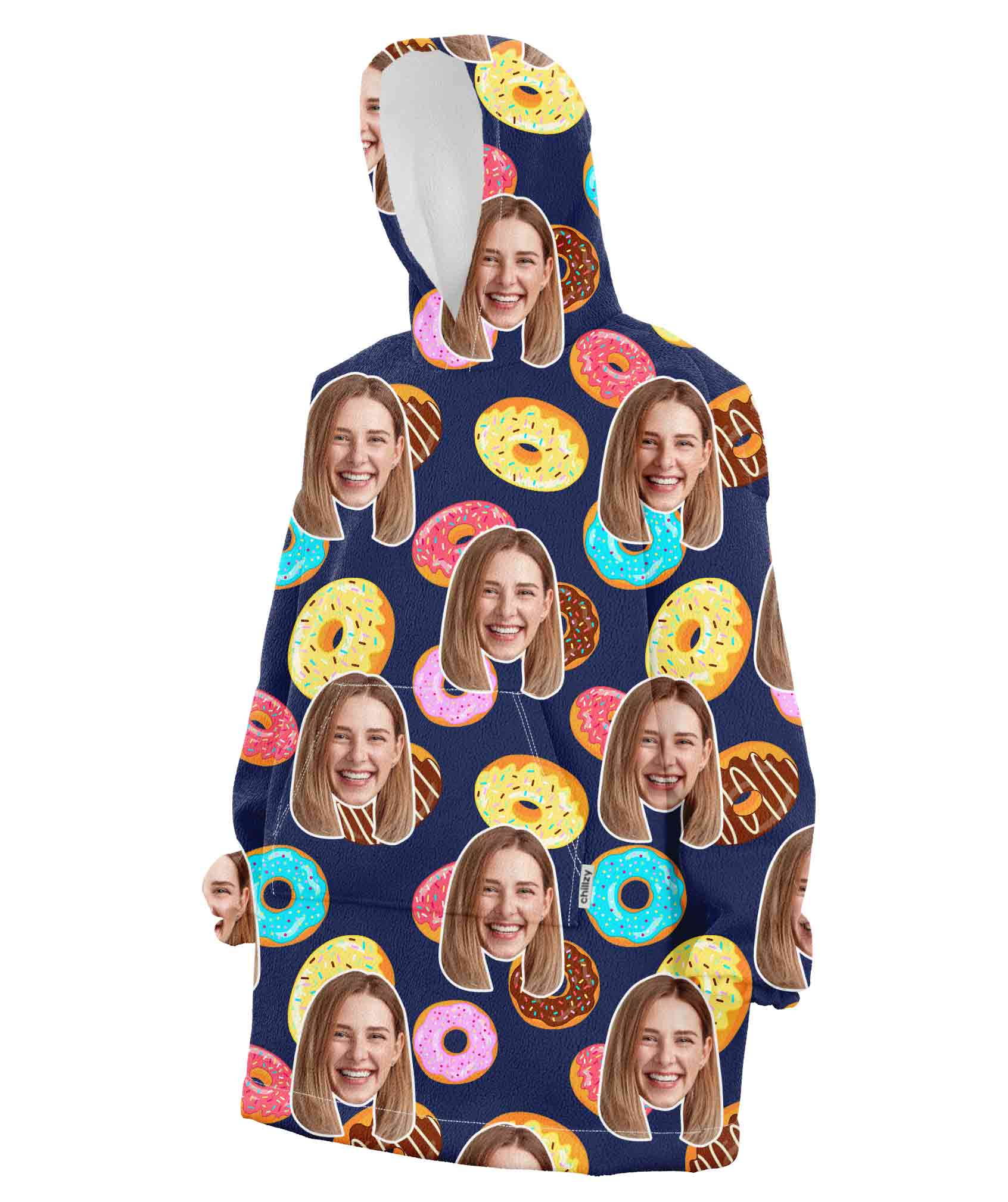 Donuts Chillzy Hoodie Blanket