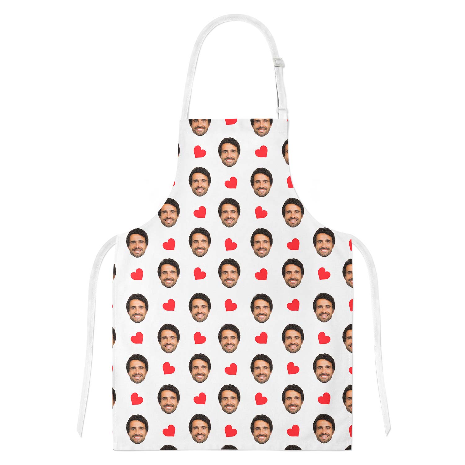 Face Hearts Personalised Apron