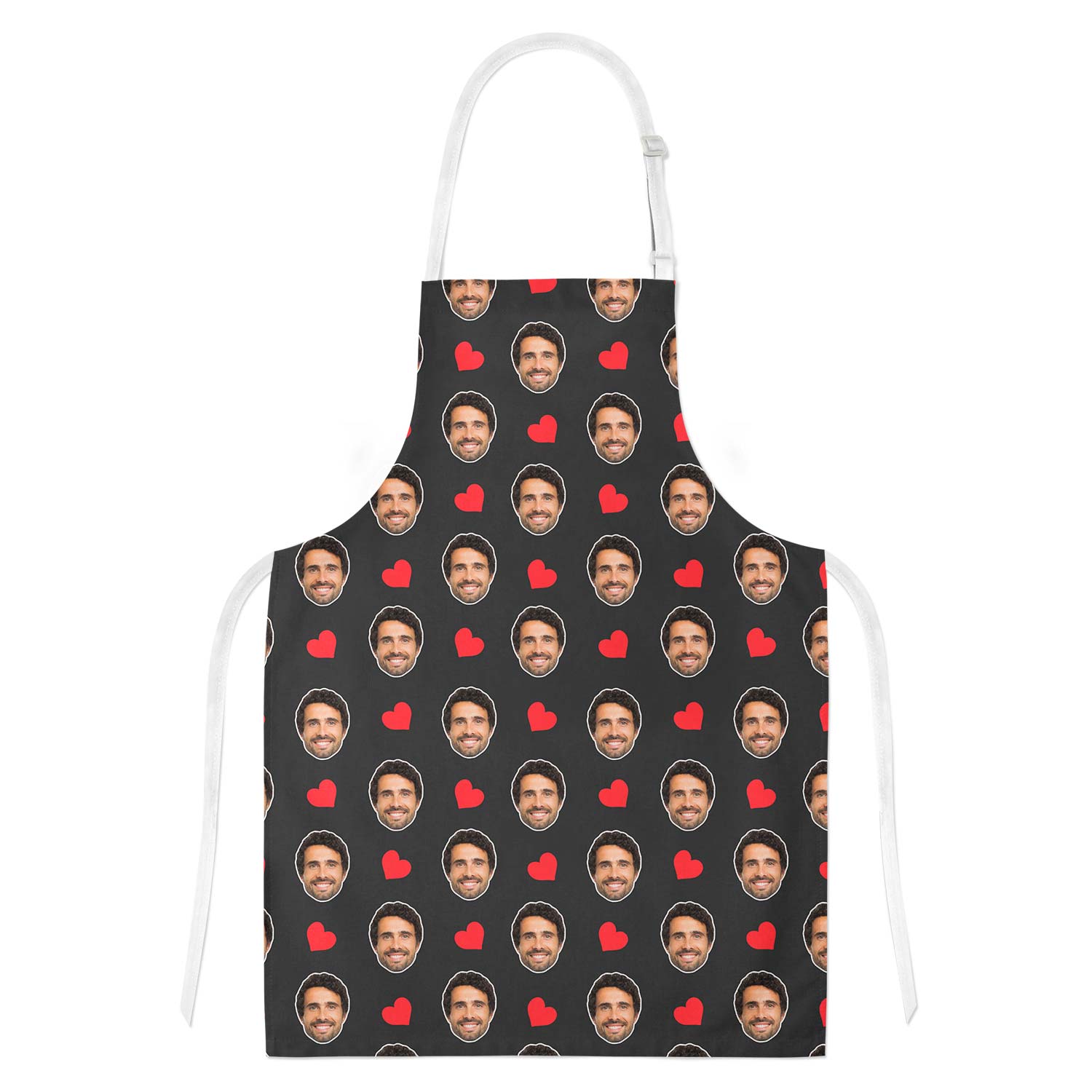 Face Hearts Personalised Apron