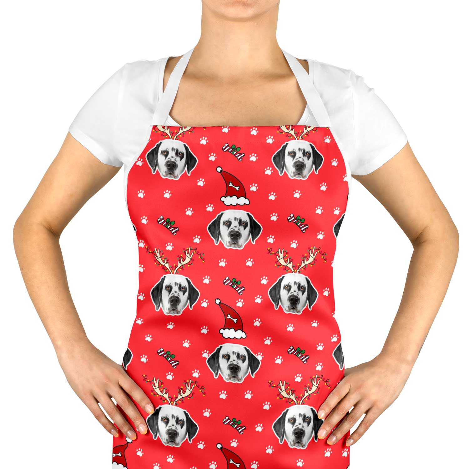 Christmas Dog Personalised Apron