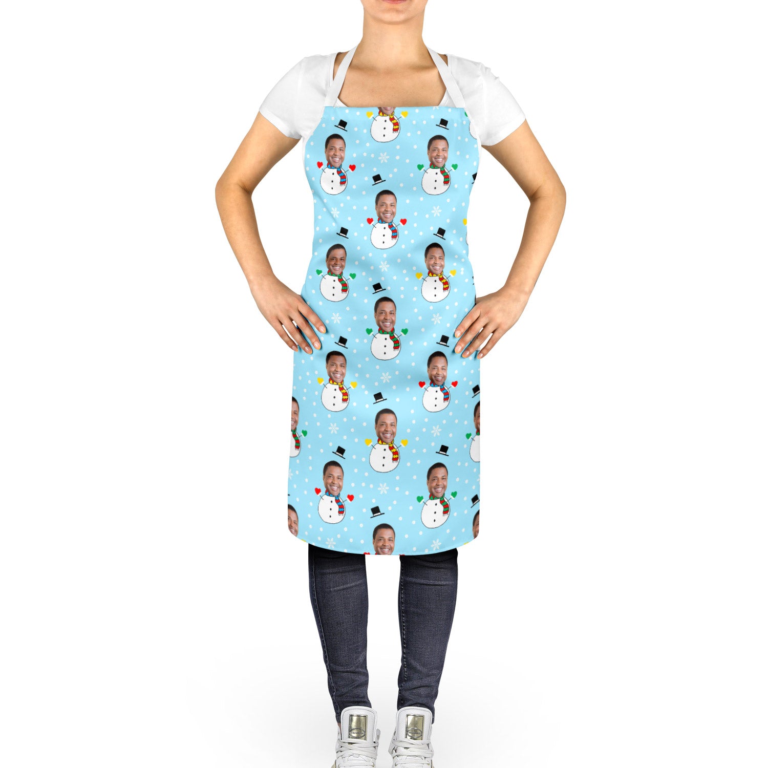 Snowman Me Personalised Apron