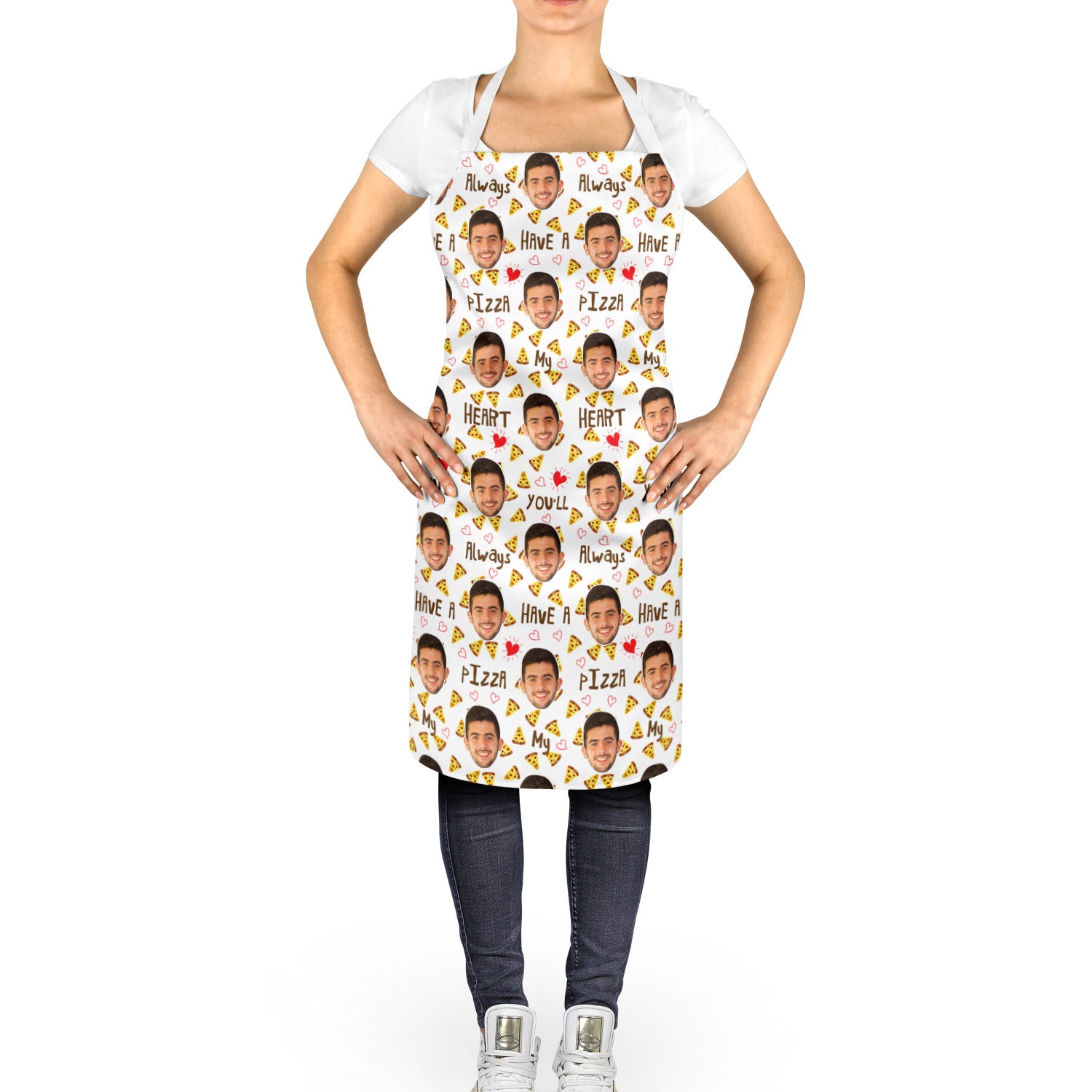 Pizza My Heart Personalised Apron