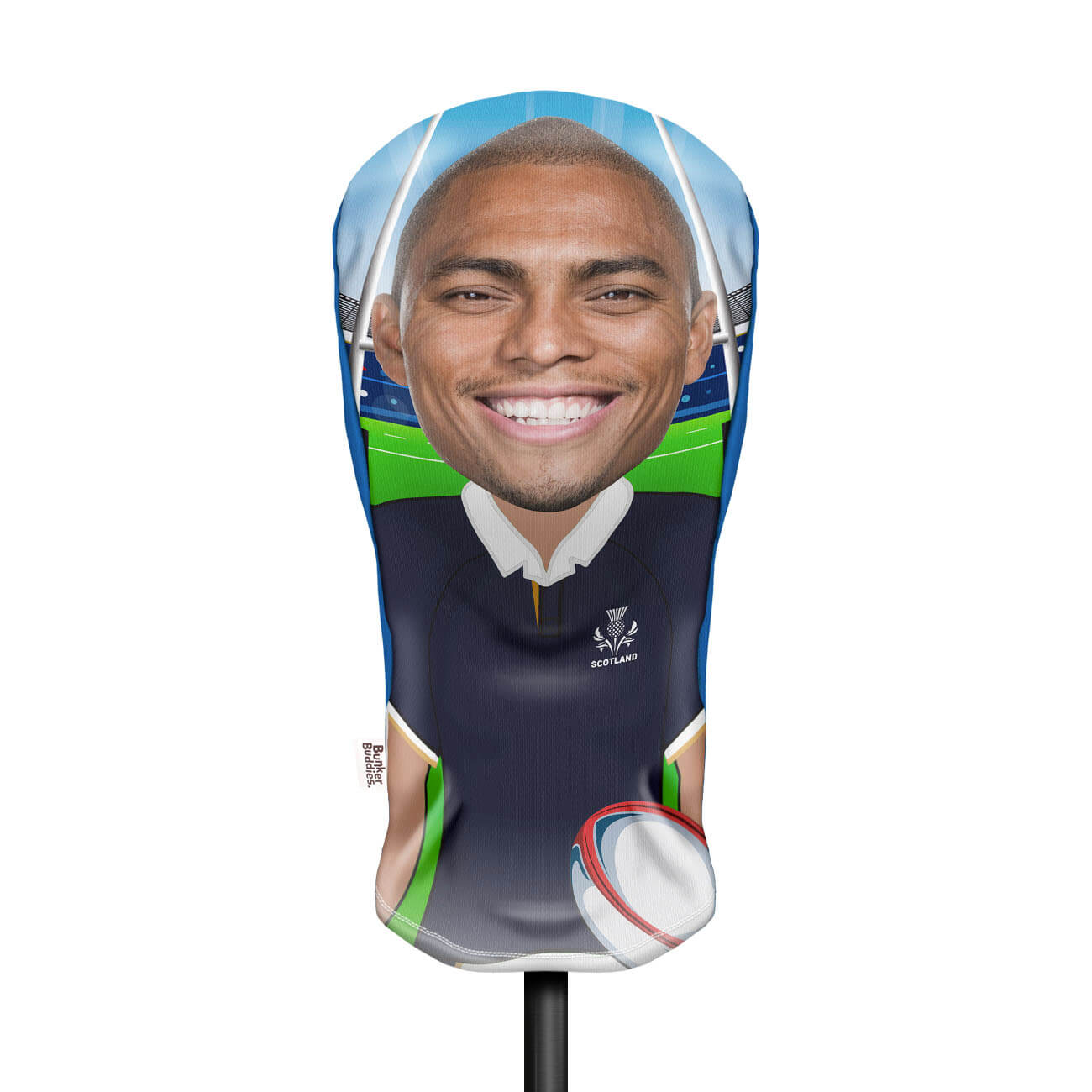 International Rugby Player Personalised Golf Head Cover
