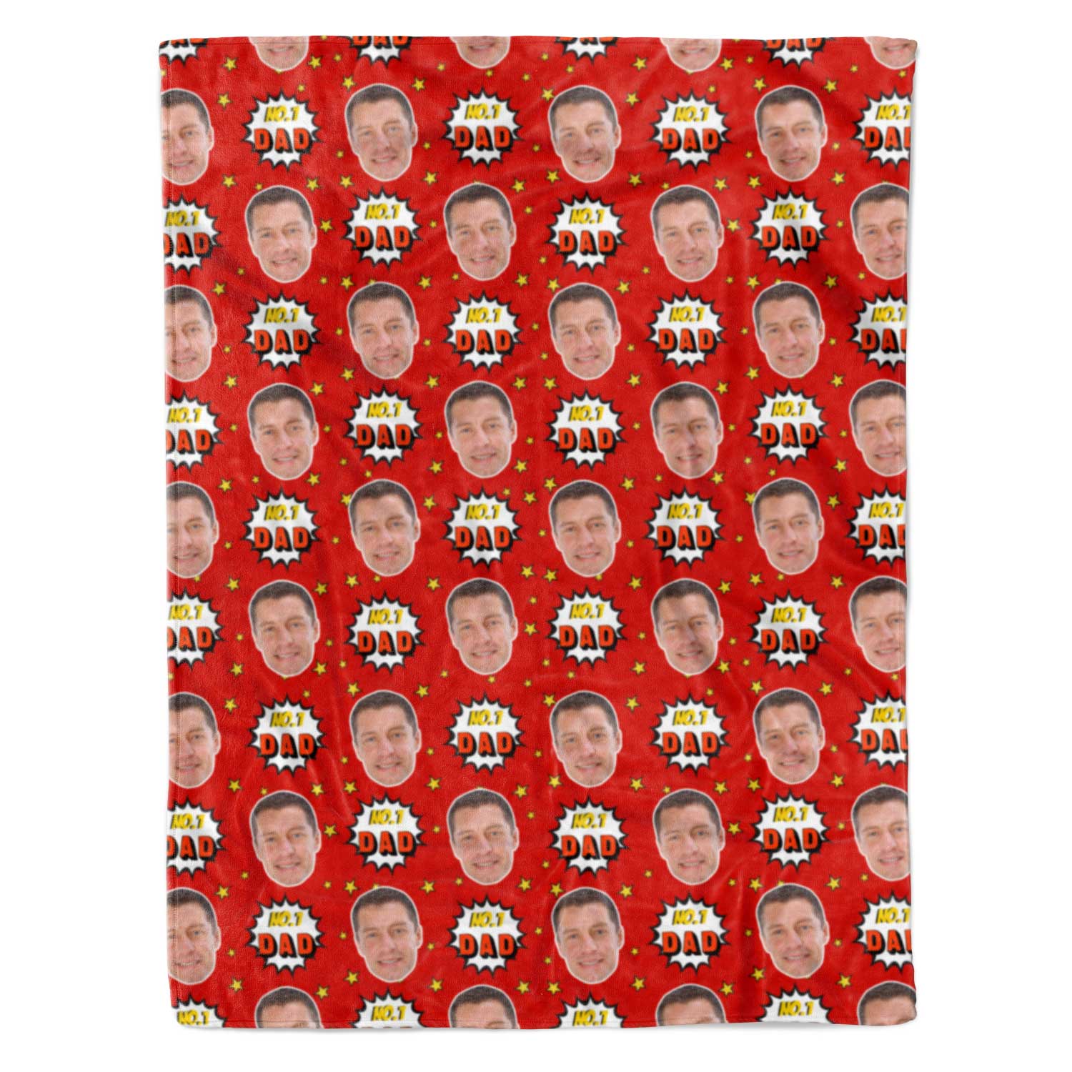 Number 1 Dad Personalised Blanket