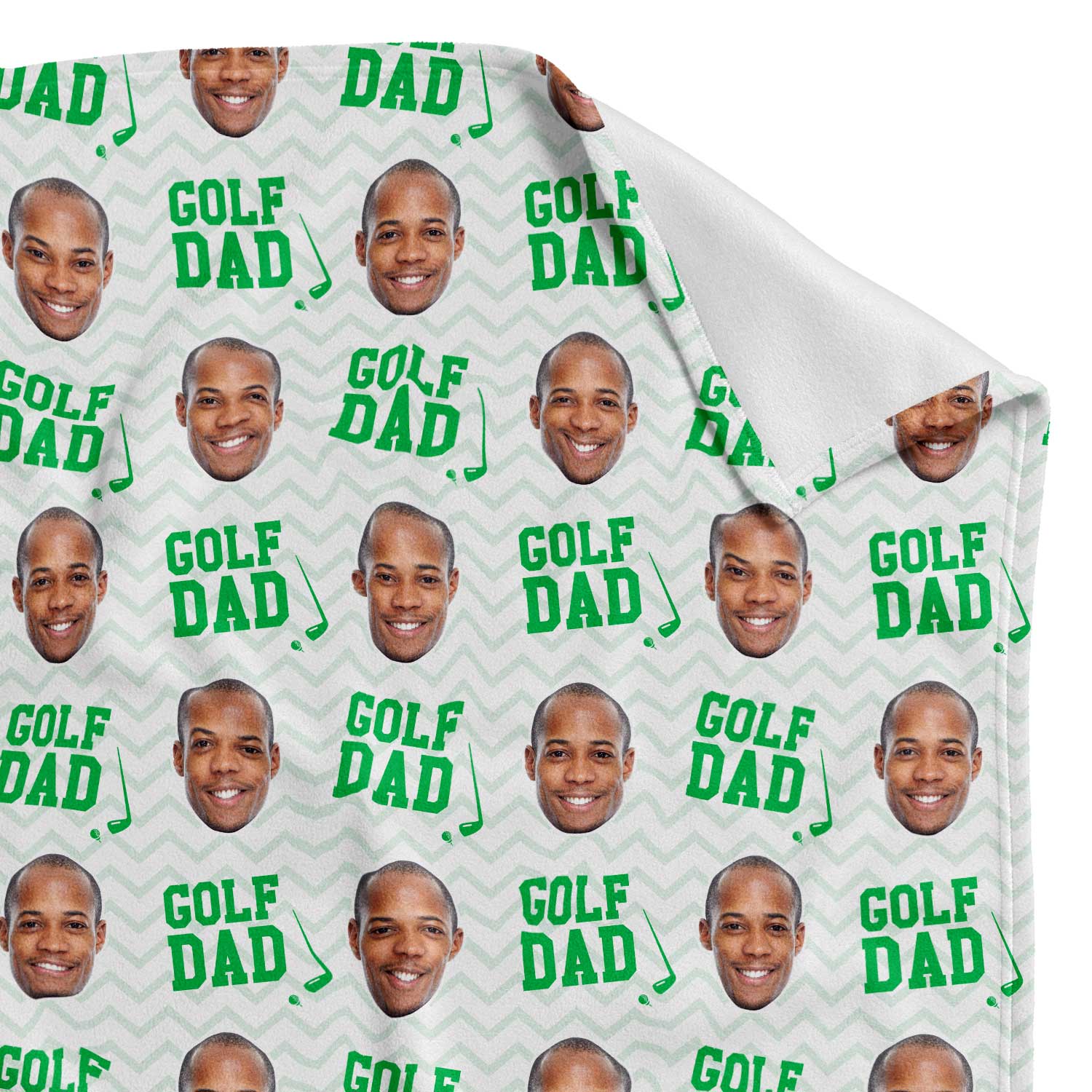 Golf Dad Personalised Blanket