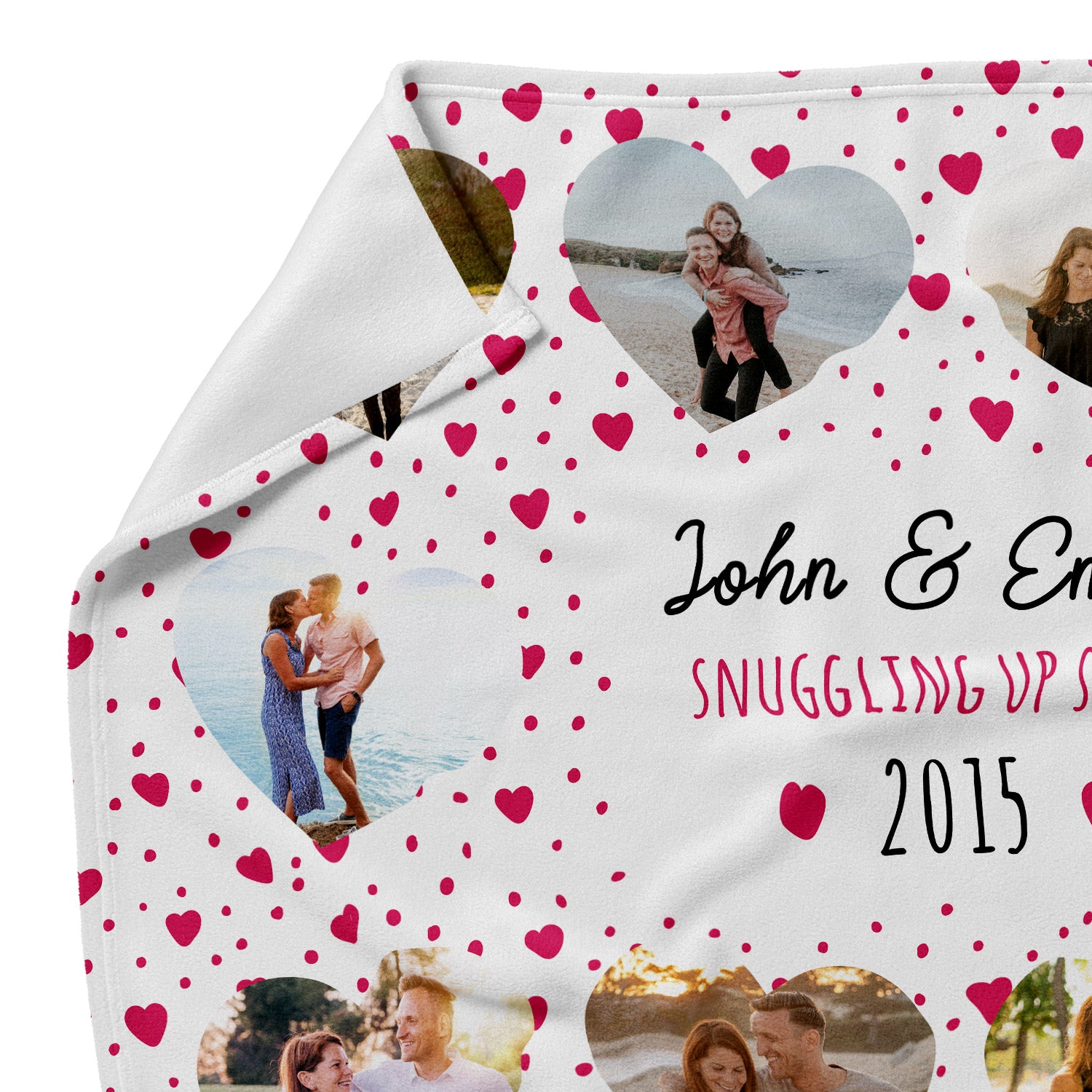 *Name* & *Name* Snuggling Up Since *Year* Personalised Blanket