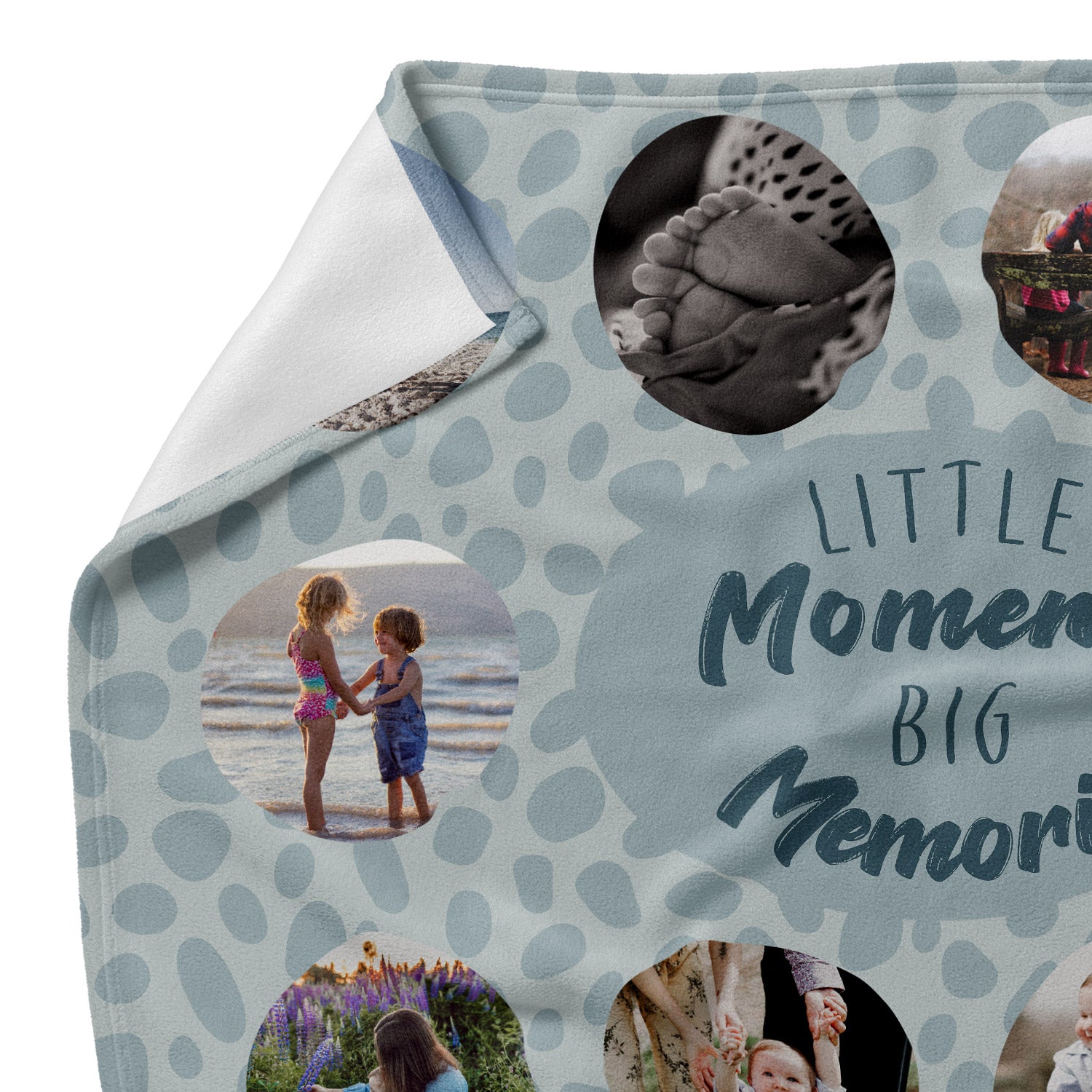 Little Moments Big Memories Personalised Blanket