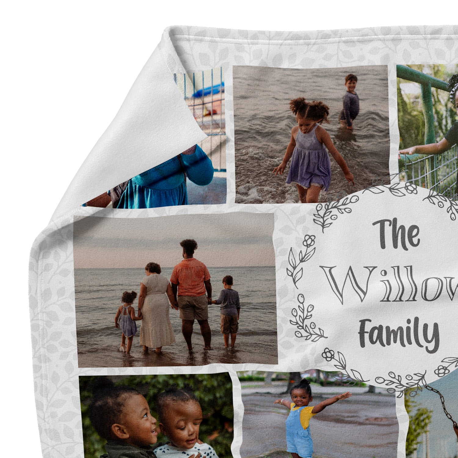 your surname personalised blanket