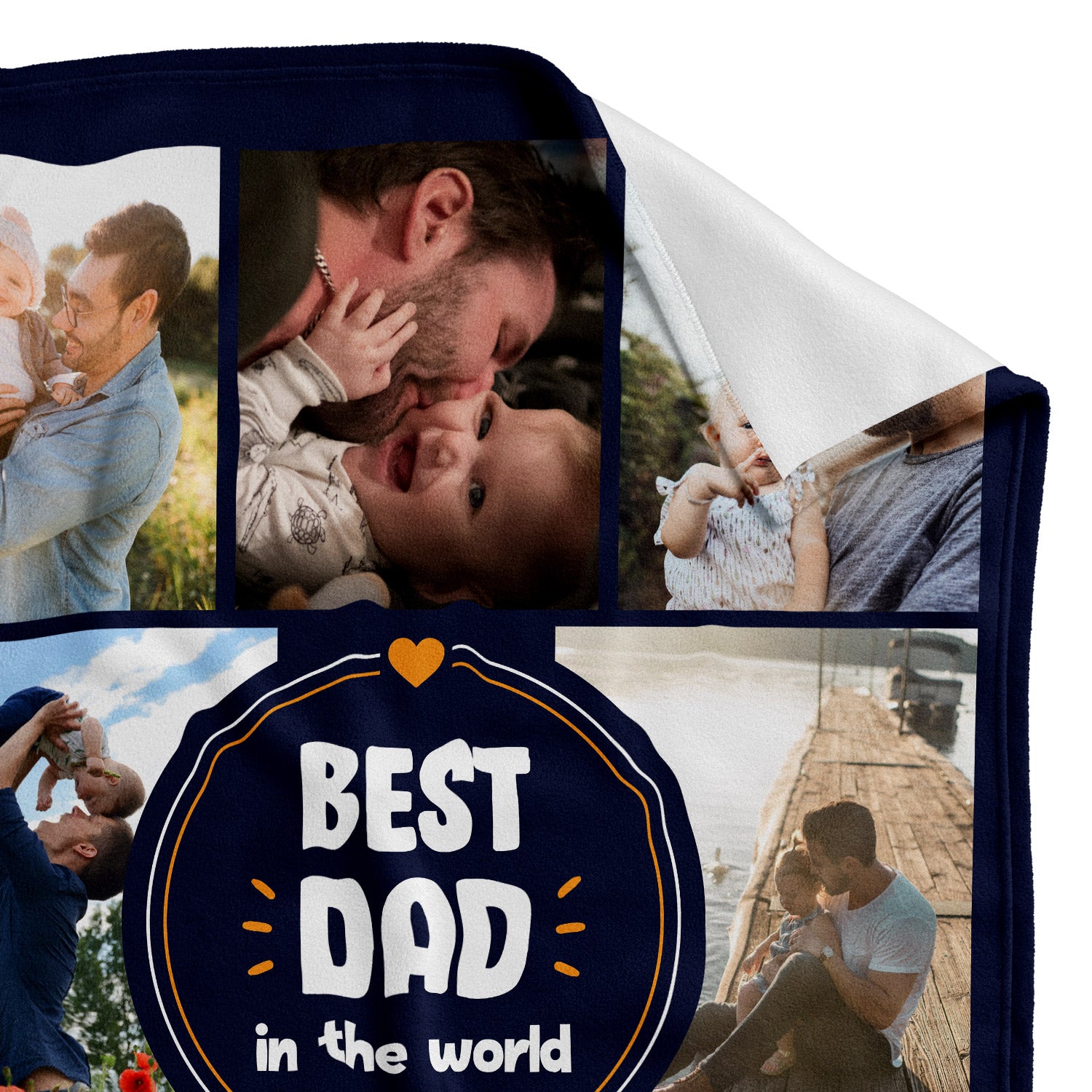 Best Dad In The World Personalised Blanket