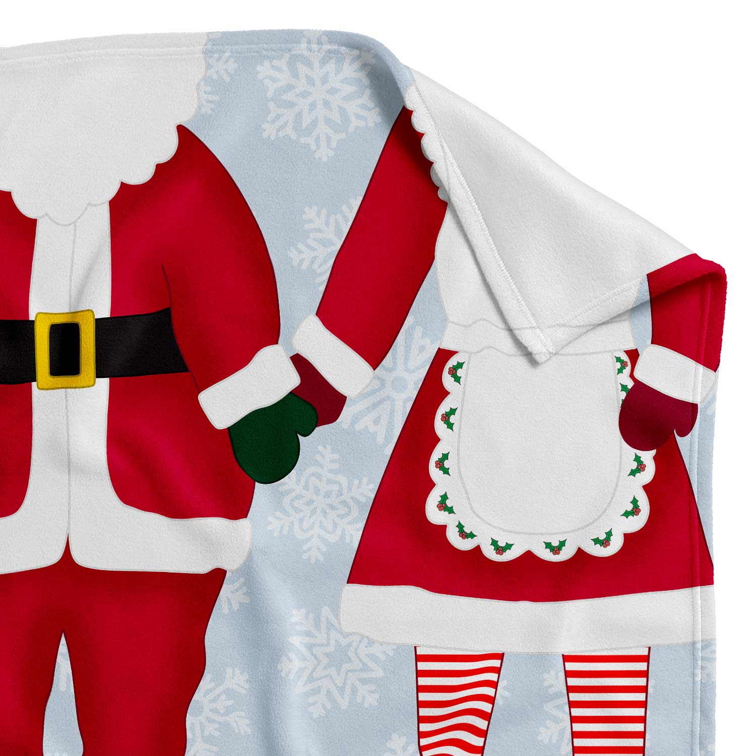 Mr & Mrs Claus Personalised Blanket