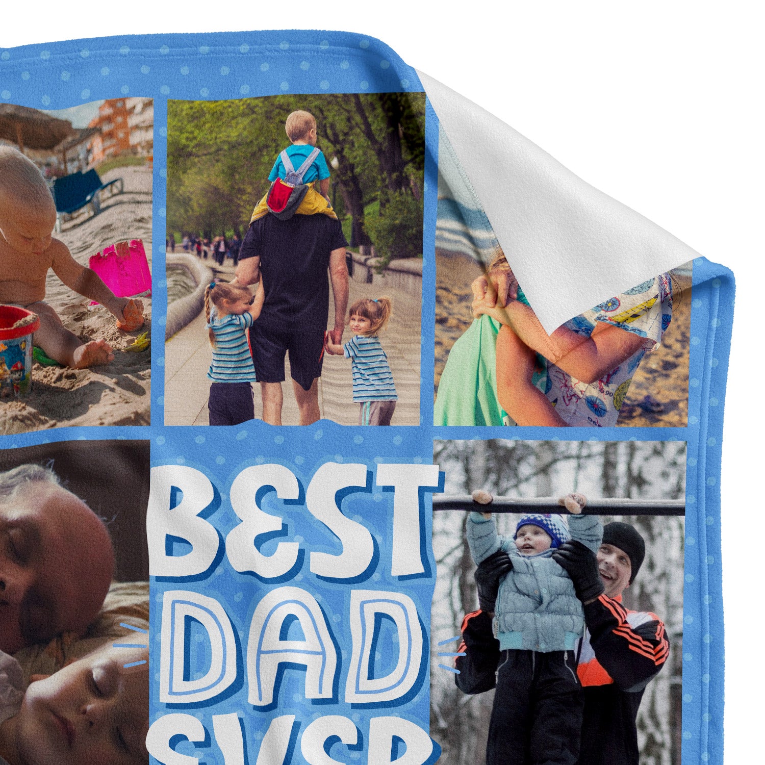 Best Dad Ever Personalised Blanket