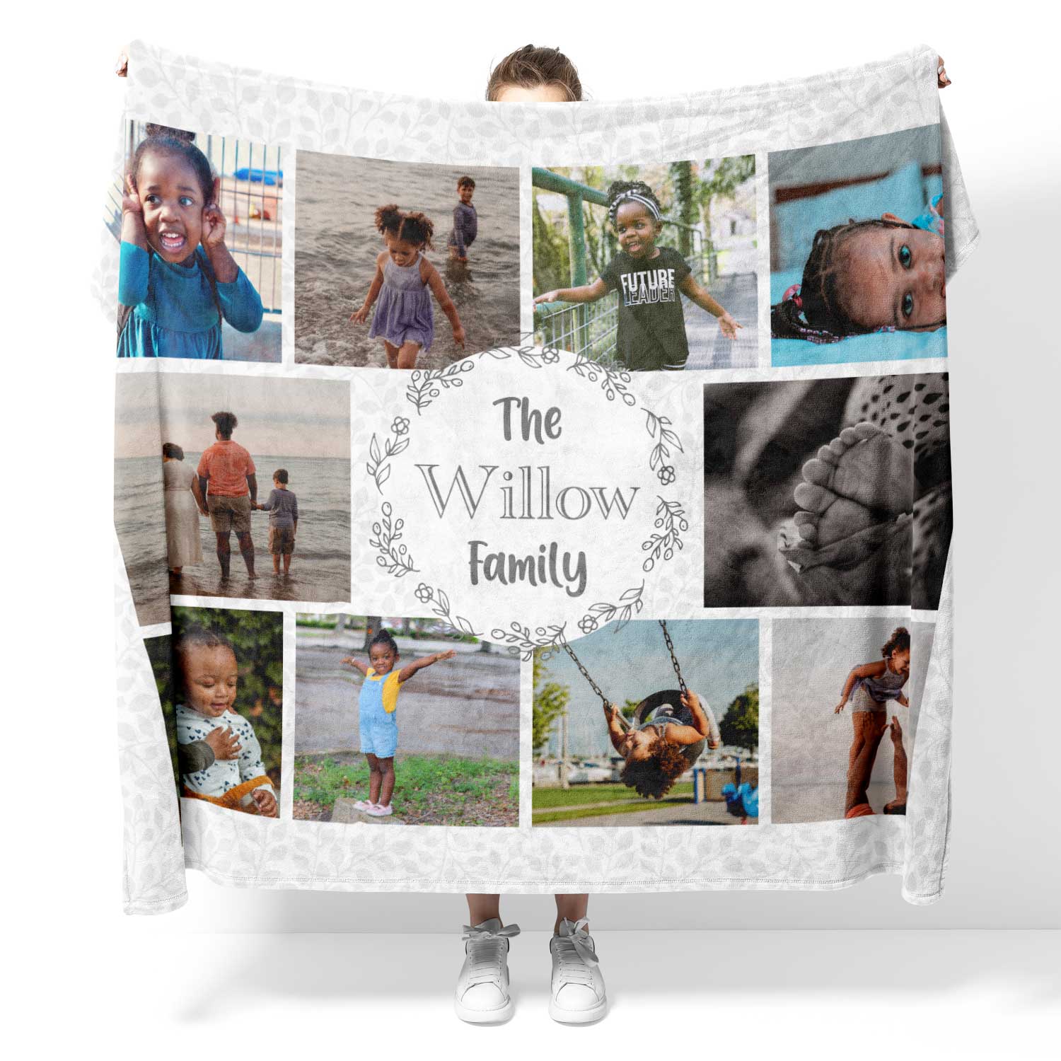 Your Surname Family Personalised Blanket
