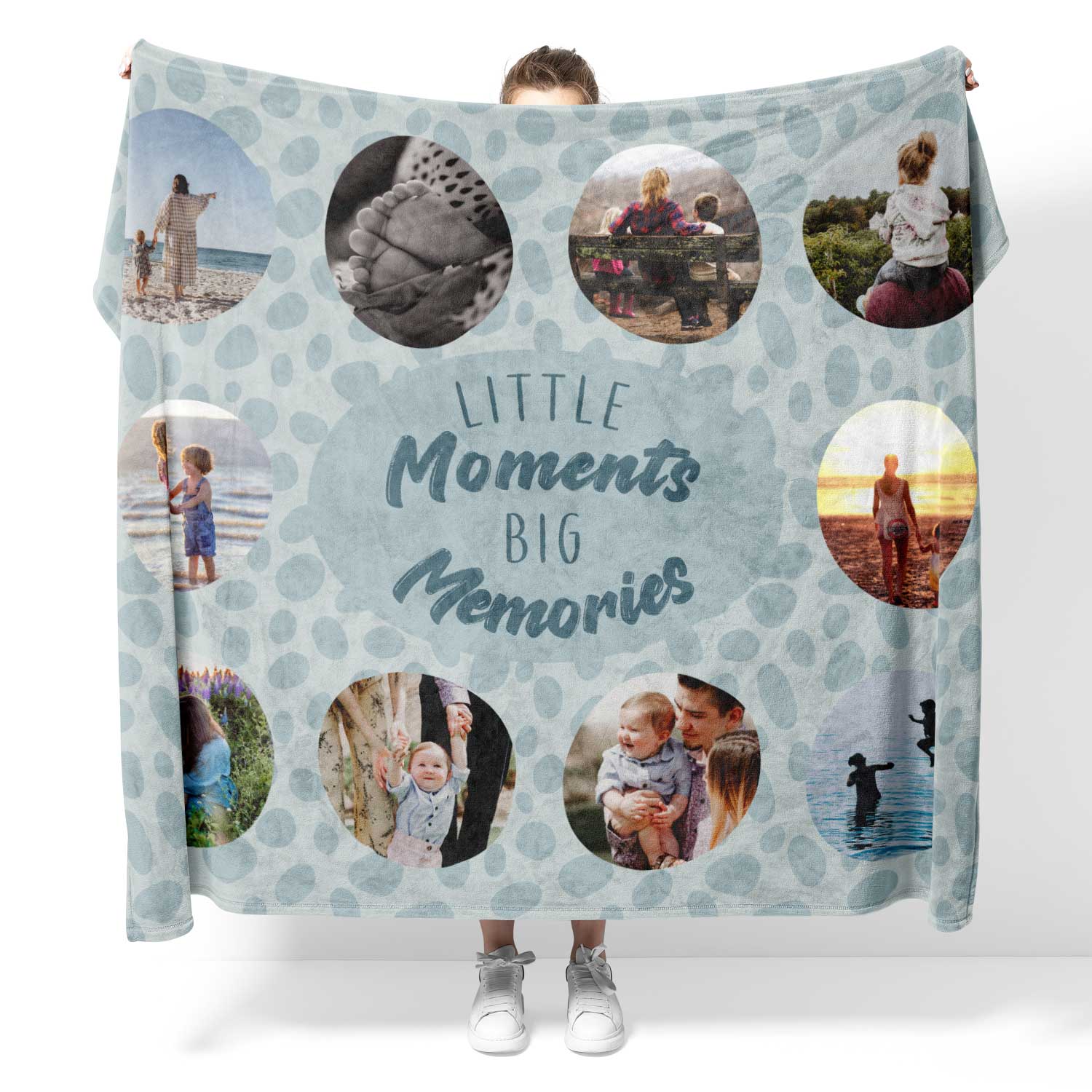 Little Moments Big Memories Personalised Blanket