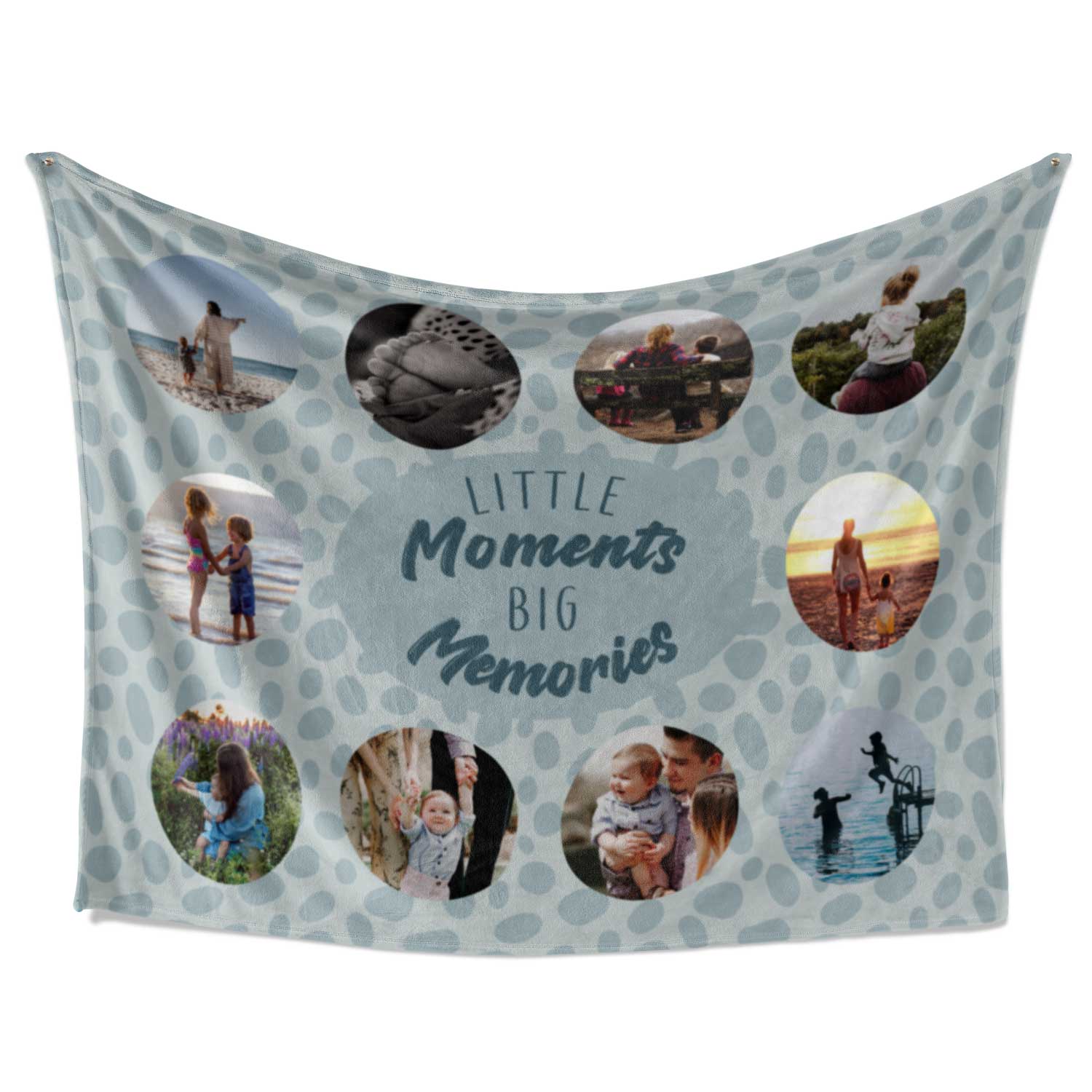 Little Moments Big Memories Personalised Blanket