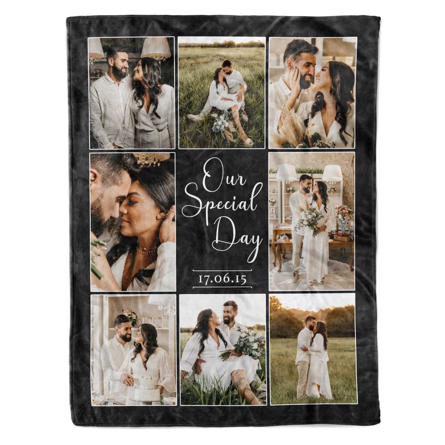 Our Special Day *Date* Personalised Blanket