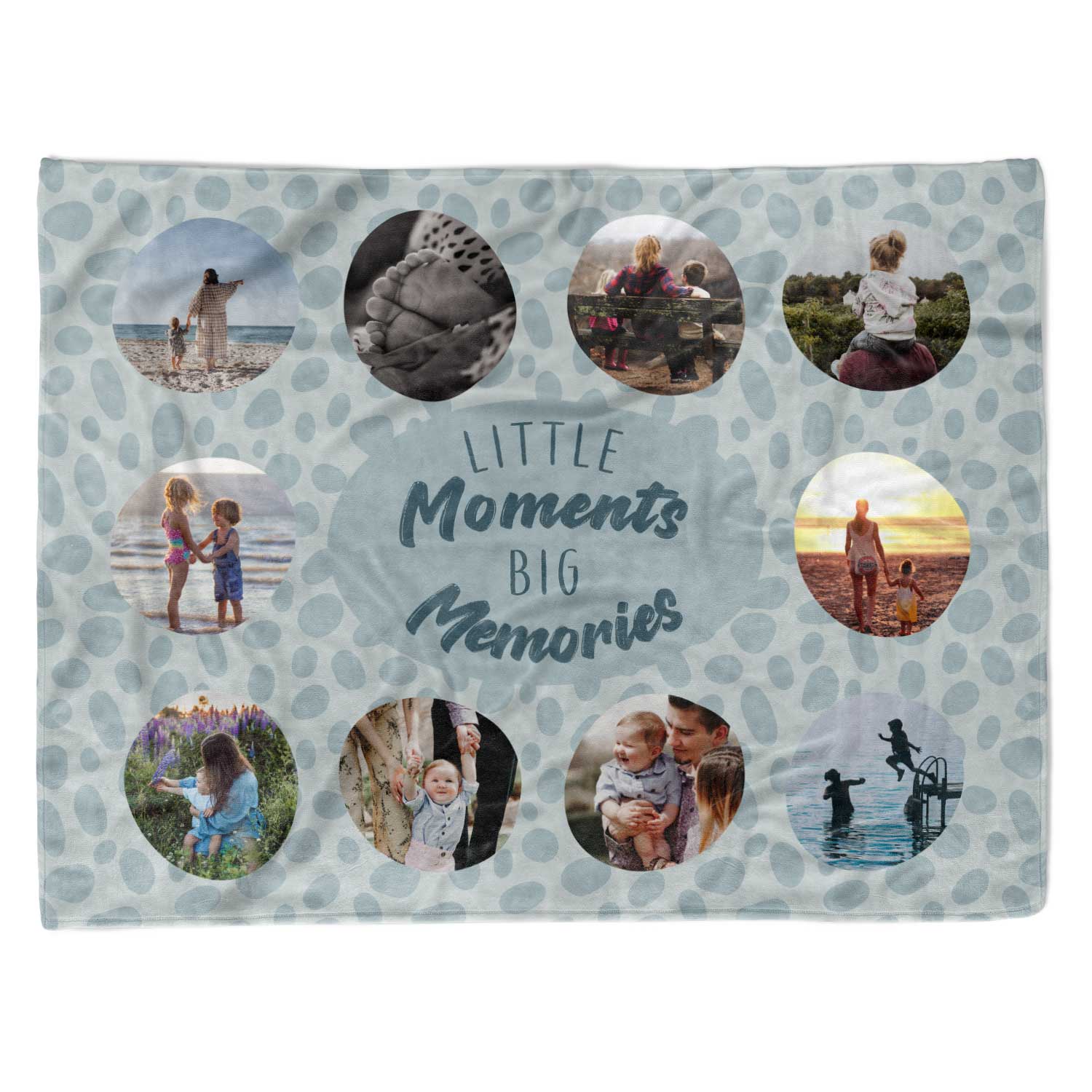 Little Moments Big Memories Personalised Blanket