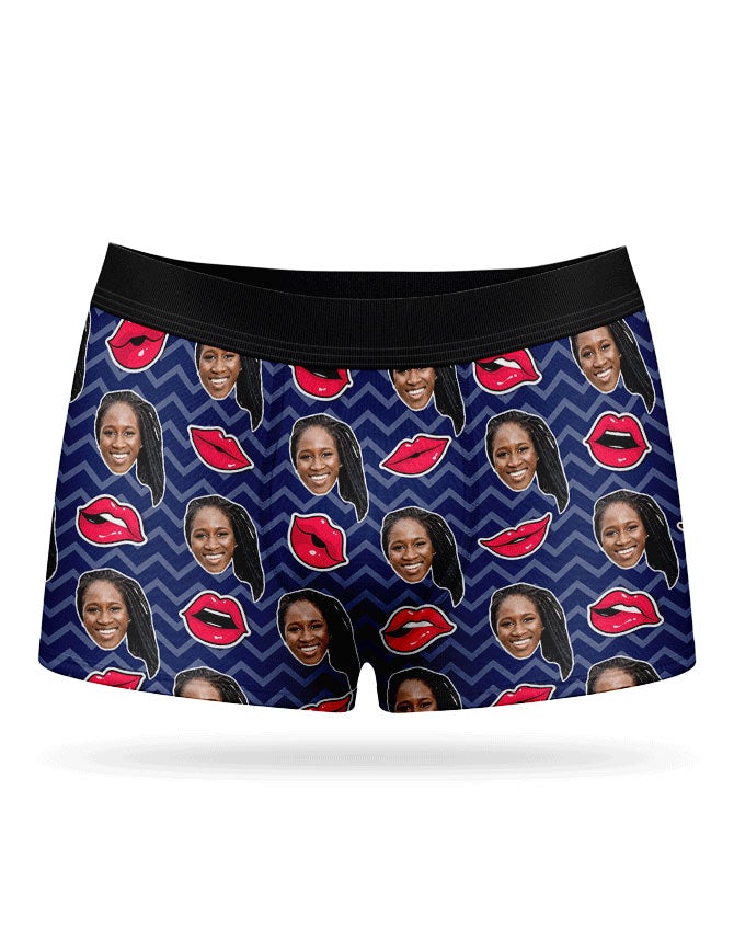 Comic Lips Boxer Shorts With Photo On