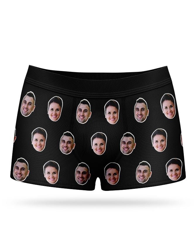 Couples Boxers With Your Faces On