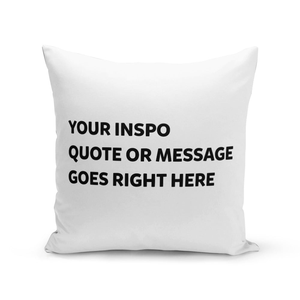 Custom Quote Cushion