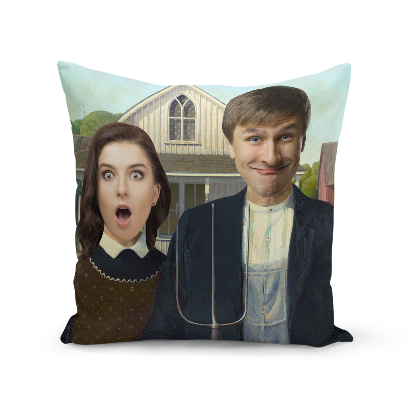 The Gothic Couple Cushion