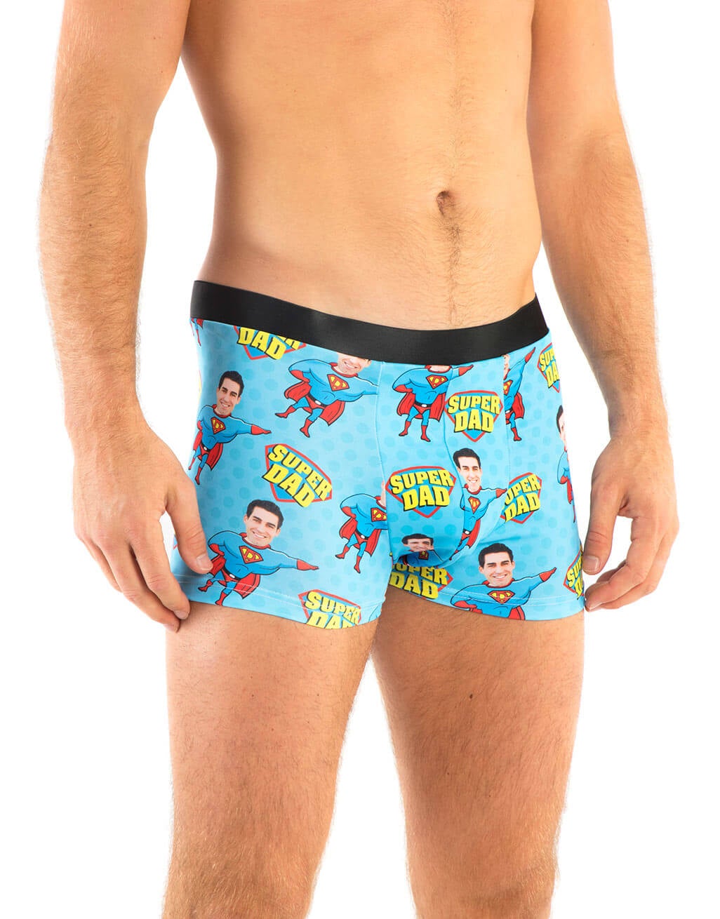 Fathers Day Dad Superhero Boxers