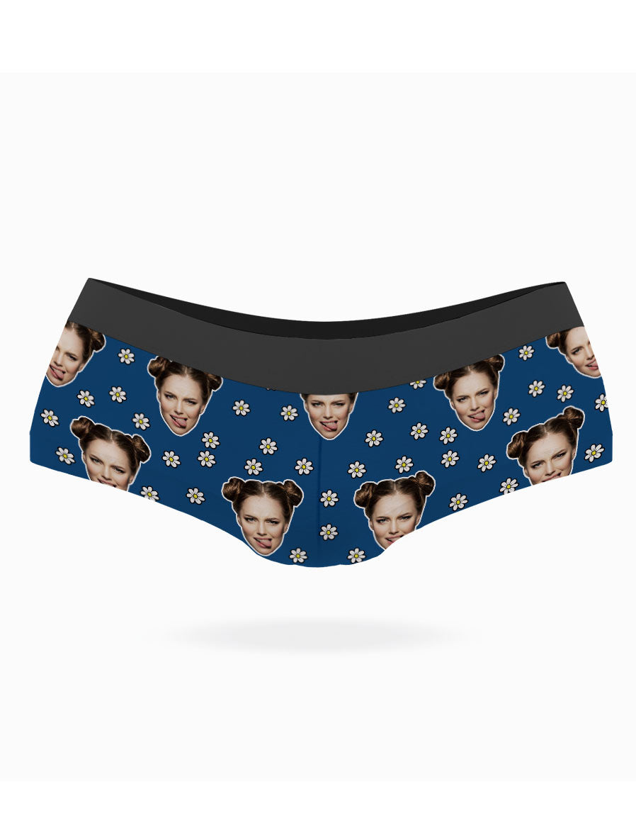 Face Photo Daisies Knickers