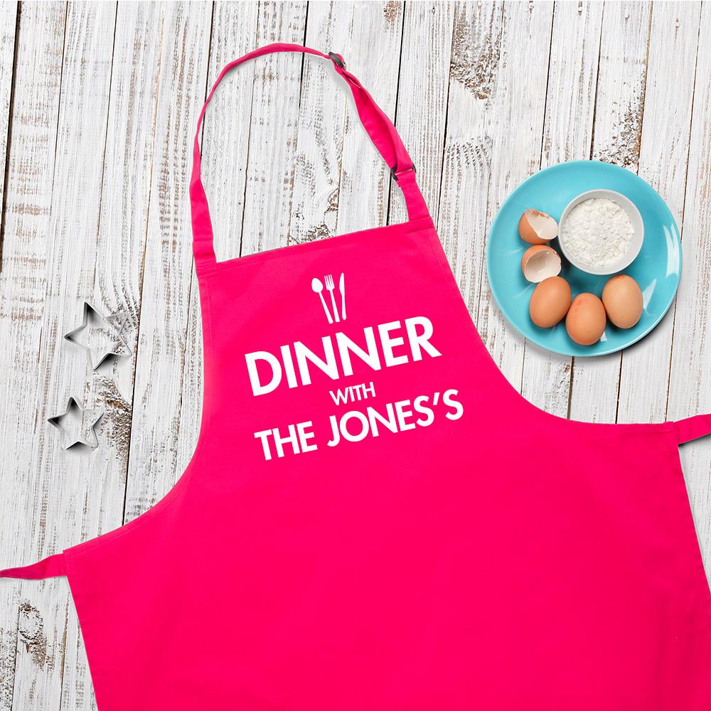 Personalised Dinner With Apron