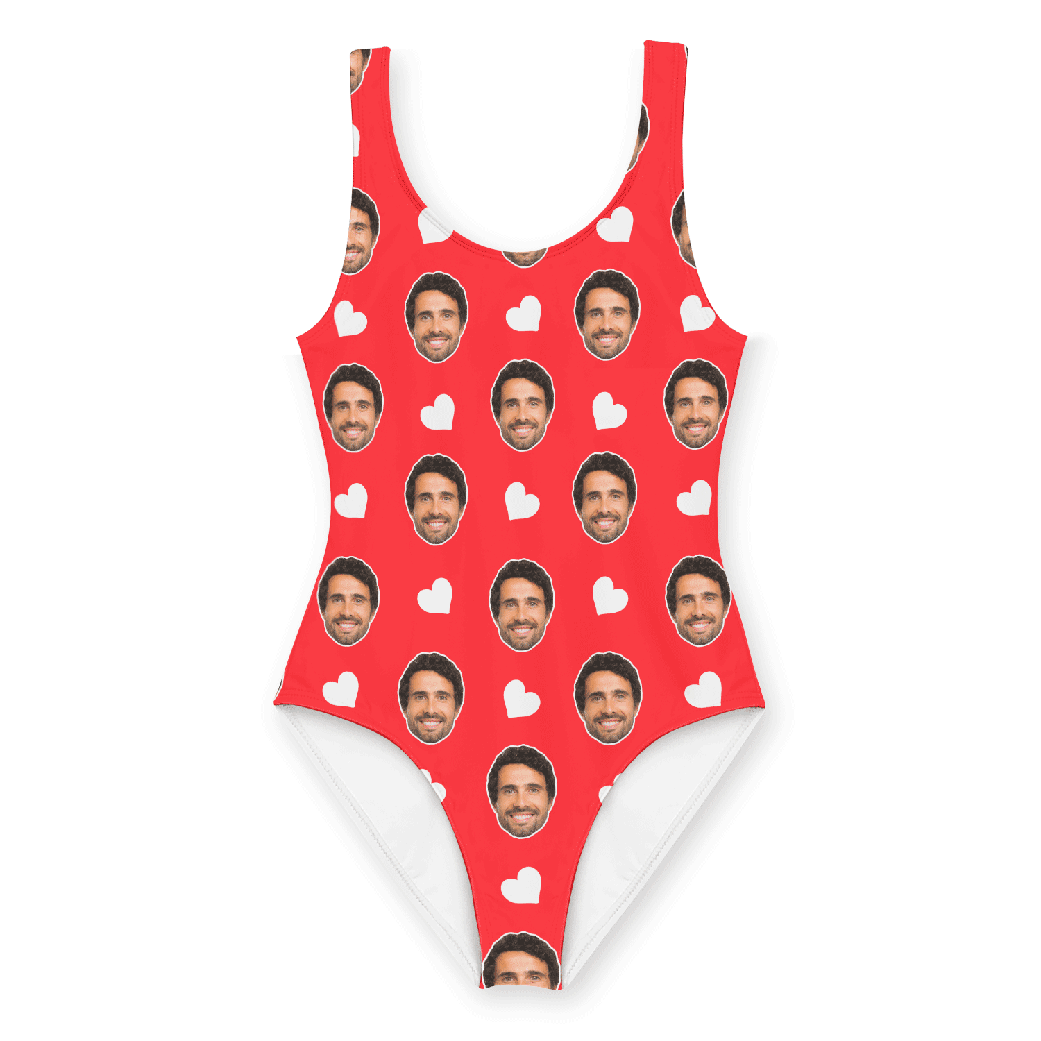 hearts Personalised swimming costume