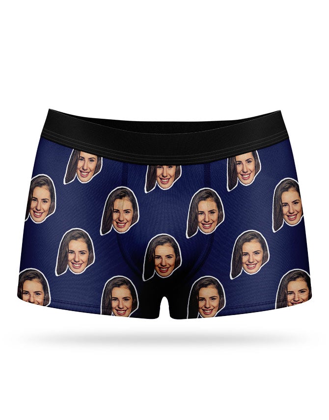 Navy Face Boxers