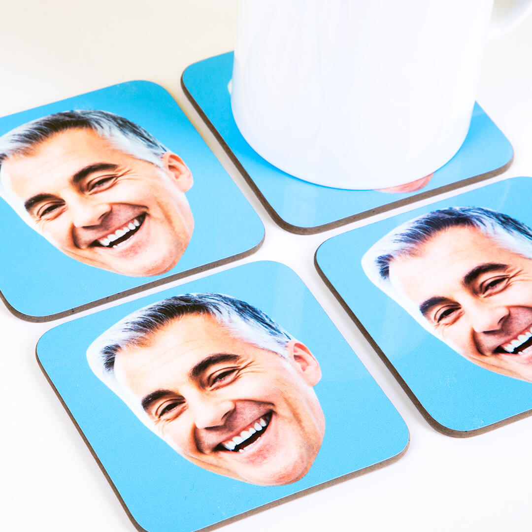 Coloured Face Coasters