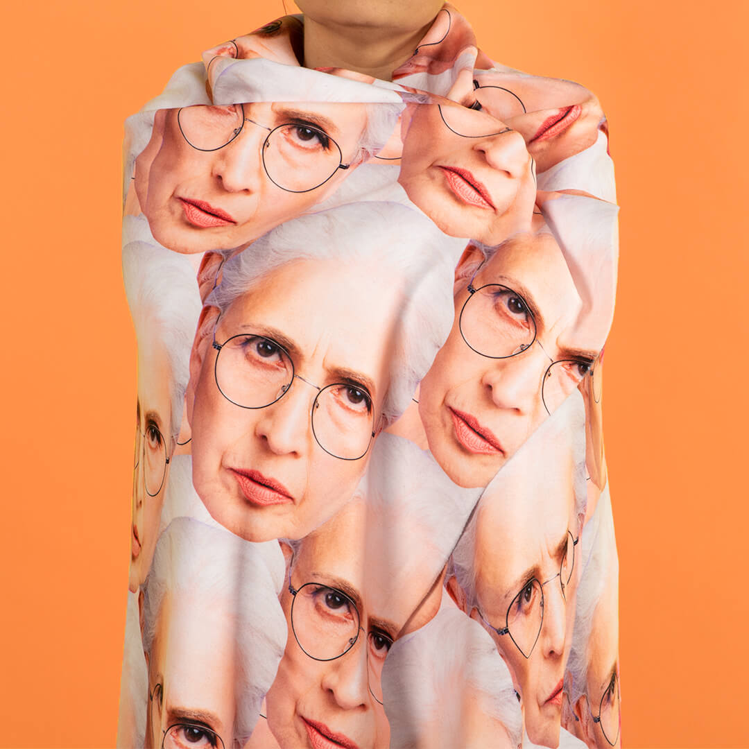 Face Mash Personalised Blanket