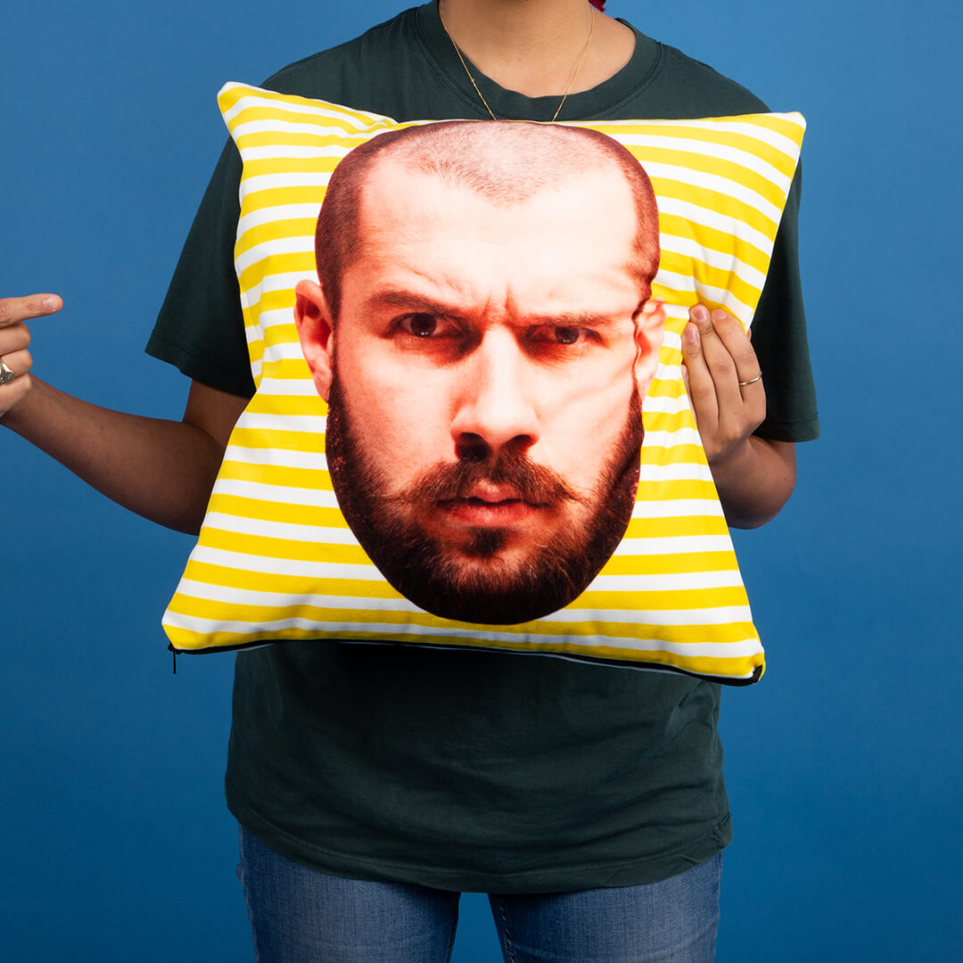 Face Stripe Cushion