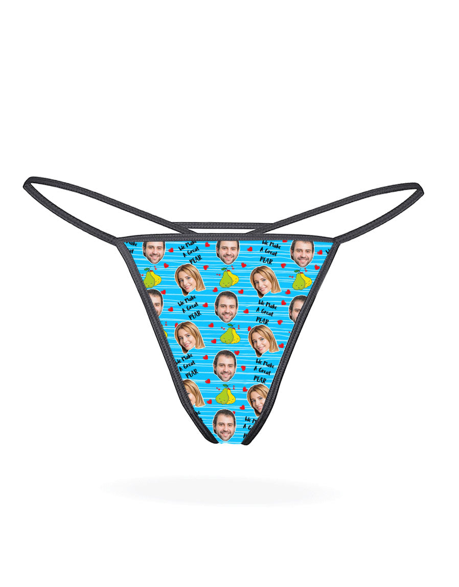 Your Photo On A Great Pear Thong