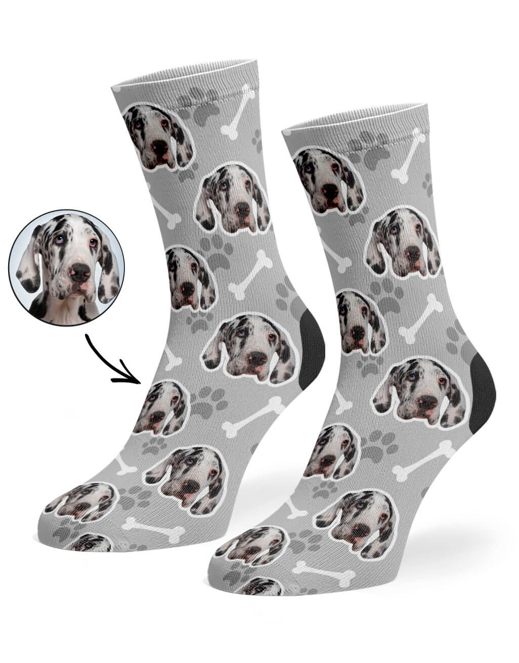 Grey Your Dog On Socks