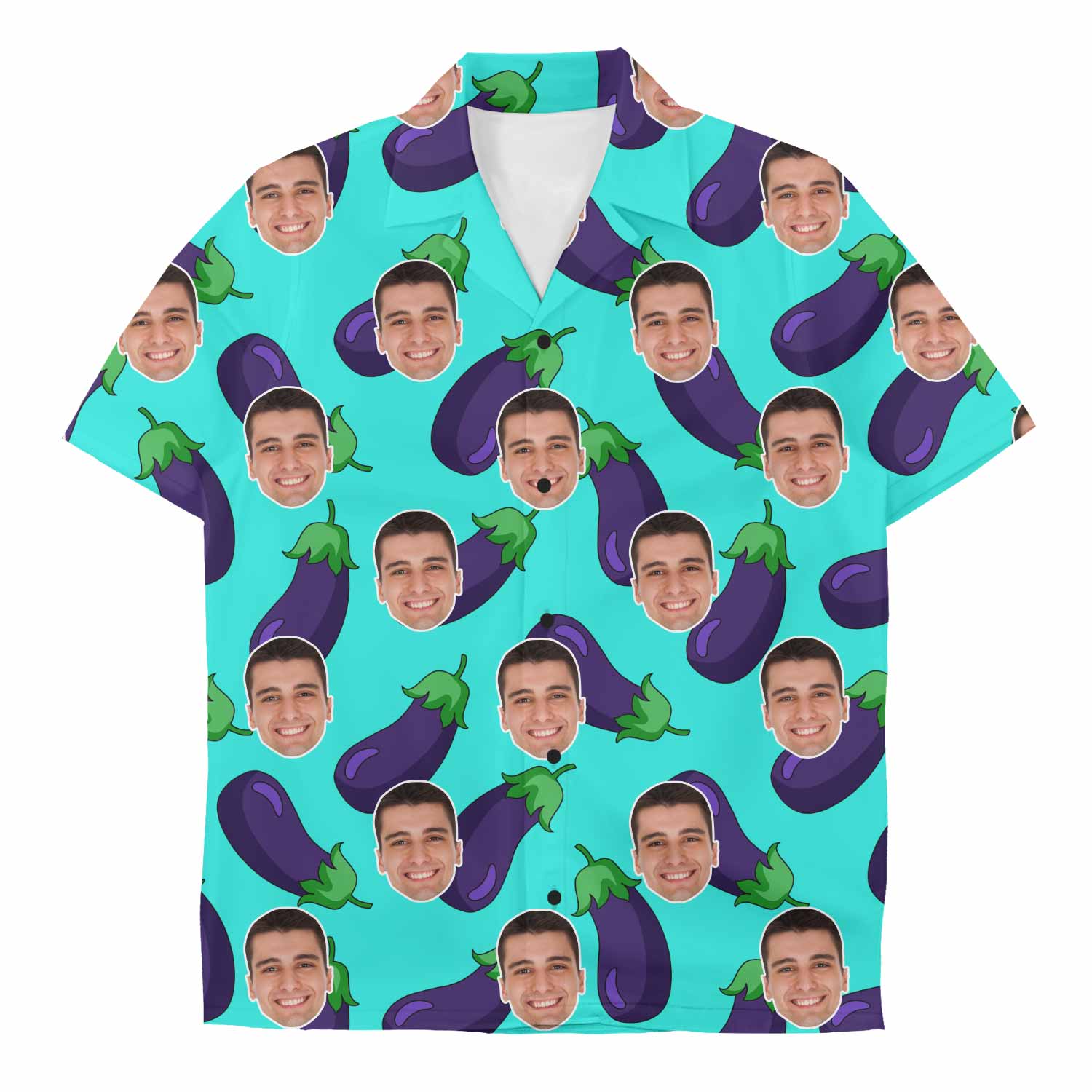 Eggplant Custom Hawaiian Shirt