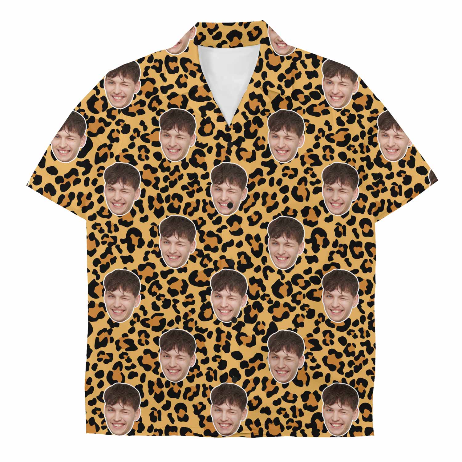 leopard face shirt