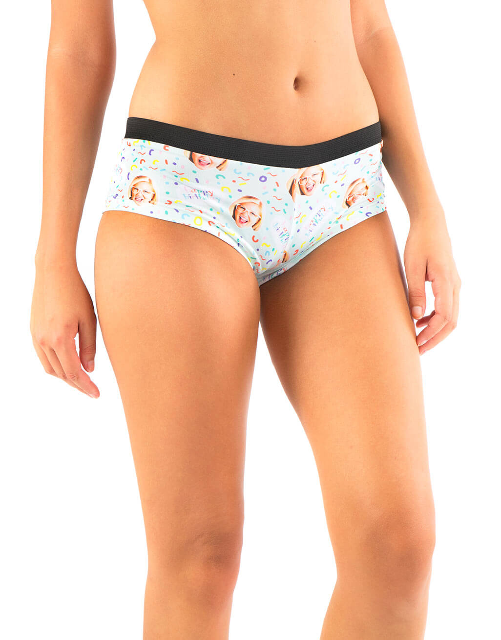 Personalised Happy Birthday Face Knickers