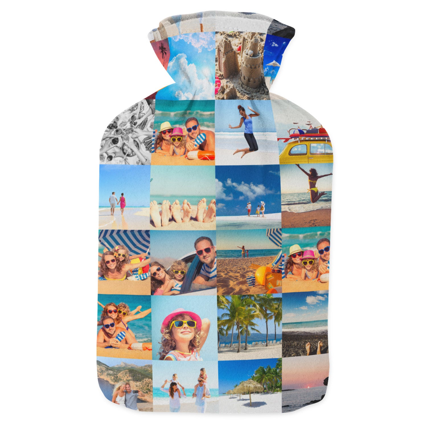 Photo Collage Personalised Hot Water Bottle