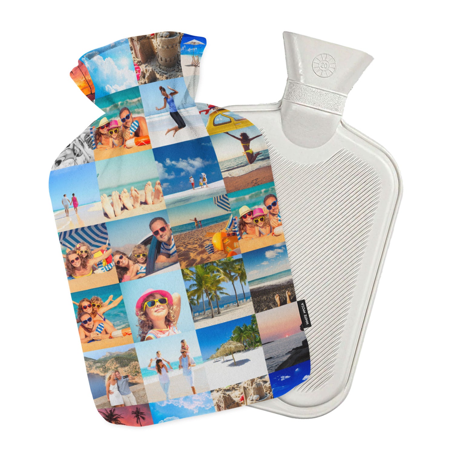 Photo Collage Personalised Hot Water Bottle