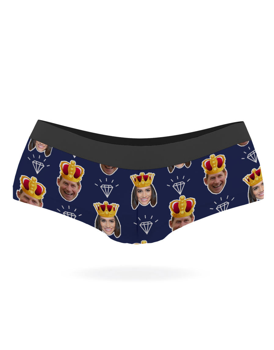 King & Queen Knickers With Your Faces On