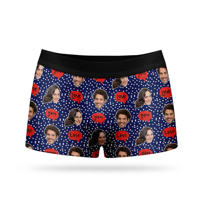 Personalised Love You Boxers
