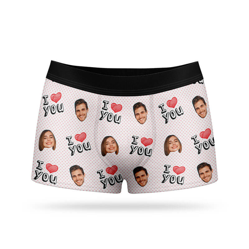 I Heart You Personalised Boxers