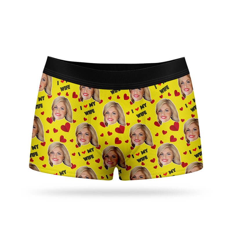 I Love My Wife Boxers Unique Gift