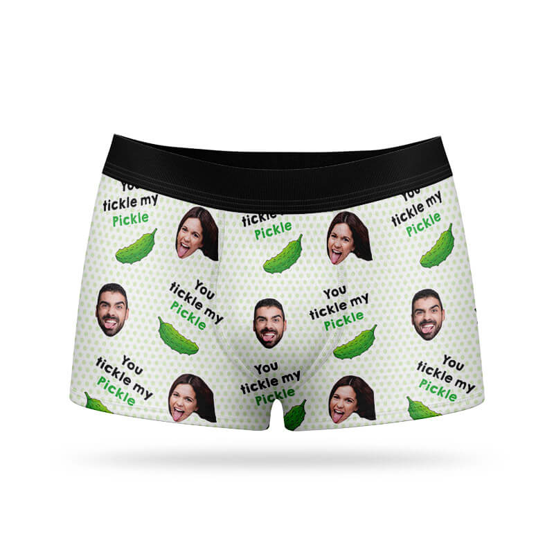 You Tickle My Pickle Personalised Boxer Shorts